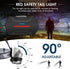 Rechargeable Headlamp, 20000 High Lumen 5 LED Head Lamp with Red White Light, IPX4 Waterproof for Outdoor Gear