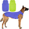 2 Pack Dog Shirts, Quick Dry Breathable Sleeveless Vest, Summer Stretchy Tank Top T-Shirts for Large Dogs (M)