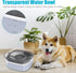 UPSKY 70oz Dog Water Bowl, 2L No Spill Large Capacity Slow Water Feeder, Spill Proof Pet Water Dispenser for Travel