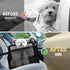 PetsHome Upgrade Dog Car Seat, Foldable Booster Seat with 12 PVC Tubes, Waterproof for Small to Medium Dogs, Pure Black