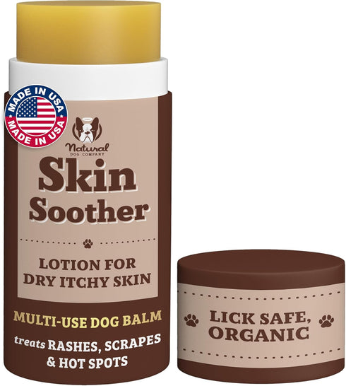 Natural Dog Company Skin Soother Balm for Skin Irritation, Allergy and Itch