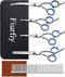 Furry Grooming Scissors Set, 5CR 6 in 1 Dog Grooming Scissors with Safety Round Heads for Dogs and Cats