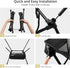 400LBS Setup Anbte Extra Height & Width Portable Camping Chair, Capacity Compact Folding Chair with Square Frame Quick