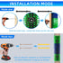 Rouisxue Posts(4pcs, Livestock Scratch Brush for Cattle, Horses, Goats, Cow, Durable Scratching Brush, Massage Grooming