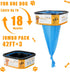 BATADAPTER 42FT 6 3 Pack Jumbo Square Refills Disposal Bags Refill Compatible with Pe.t Dogs Gen.ie Dog Waste Disposal