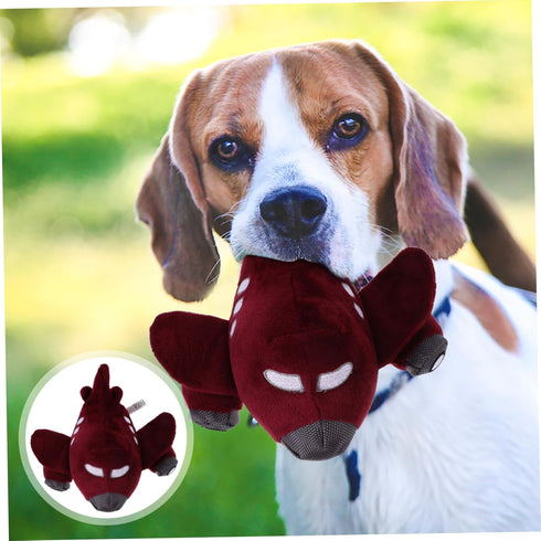 Interactive Airplane Squeaky Dog Toy - Fun Chew Toy for Pets