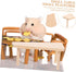 Rutin Chicken Nesting Rack Wooden Pet Platform for Chickens Hamsters Exercise Play Table Comfortable Hideout