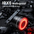 4 IPX6 Smart Bike Tail Light, Auto On/Off, Brake Sensing Rear Bike Light, USB C Rechargeable Bicycle Rear Light