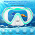 Snorkeling Gear for Adults - Anti-Fog Tempered Glass Lens Snorkel Set with Mesh Bag, Ear Plug for Scuba Diving
