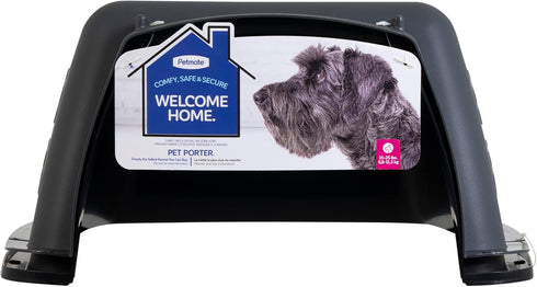 Petmate Pet Porter Fashion Dog Kennel, 26", Parisian Blue & Black, for Pets 20-25lbs, Made in USA
