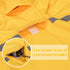 Dog Raincoat with Adjustable Belly Strap and Leash Hole, Waterproof Slicker Lightweight Breathable Rain Poncho Jacket