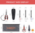 Fishing Tool Kit Fillet Knife Fishing 8pack Including Fishing Knife Fishing Scissors Fishing Pliers Saltwater Fish Measuring Ruler,Anti-Lost Lanyard Waterproof Storage BagTackle Accessory Kit