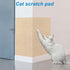 4 Pack Cat Scratch Mats 24”x16”, Self-Adhesive Trimmable Carpet for Cat Tree Replacement Parts, Beige