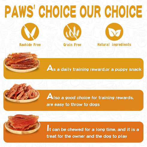 Chicken Jerky Dog Treats, Human Grade, All Natural High Protein, Rawhide-Free, 12.5 oz
