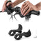 Mountain Bike Handlebar Ends, Lightweight Ergonomic Design Bar Ends Attachments with Fluorescent Lamp