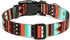 Adjustable Dog Collar with Special Design Patterns, Soft Durable Nylon Pet Collar for Small Medium Large Dogs (S,