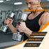 JOBCANU Workout Grips for Weight Lifting & WODs - Rubber Hand Callus Guard for Pull Ups, Gymnastics & Cross Training