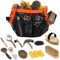 Uross Horse Grooming Kit 15PCS - Horse Brush Set with Organizer Tote Bag