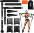 Pilates Bar Kit with Resistance Bands, Multifunctional Pilates Equipment for Women & Men, Home Gym Strength