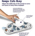 Petstages Nina Ottosson Rainy Day Cat Puzzle & Play + PetSafe SlimCat Food Dispenser