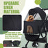 NChanmar 3-in-1 Dog Stroller Cat Stroller Pet stoller Folding Dog Stroller for Small Medium Dogs Cats with Detachable