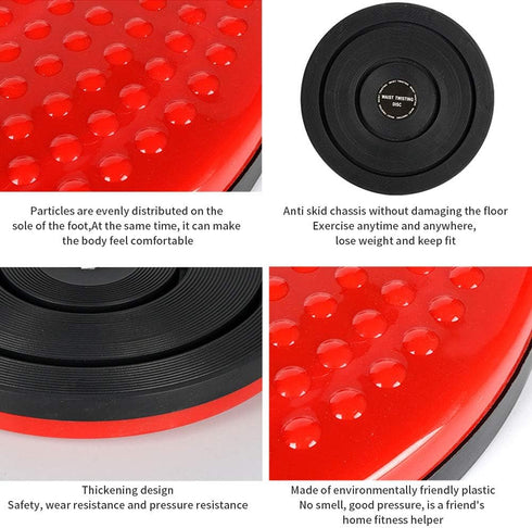 Twisting Waist Disc, Body Shaping Twisting Boards, Waist Aerobic Exercise Fitness Slim Machine, Rotating Board Female