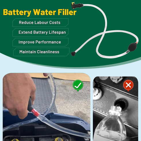 Hand Water Pump for Trojan HydroLink Watering System, Golf Cart Water Filler for Flow Rite Pro Fill System