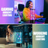 17 Bubble Fish Lamp Light Sensory, Colors Aquarium Liquid Motion Lamps with Remote Control, Artificial Ambient Fish