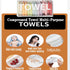 28 Pack Compressed Portable Face Towel Tablet - Reusable Washcloth, Wet and Dry Disposable Wipes for Baby, Dog