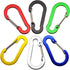 Lix&Rix Retractable Safety Coiled Lanyard with Aluminium Alloy Carabiner Clip, Available in