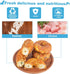 Dog Treats, Long Lasting for Large Dogs, Clean Teeth, Chicken Wrapped Rawhide Donuts, 0.5lb