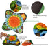 Dogs Snuffle Mat Pet Feeding Mats Puppy Sniffing Pad,Cat Doggies Interactive Puzzle Toys for Multiple Breeds Encourages Natural Foraging Skills,Training and Stress Release (Orange)