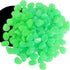 150 PCS Luminous Stones - Green Glow Rocks for DIY Aquarium Fish Tank, Garden Path, and Lawn Decor