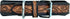 Western Style Genuine Leather Beaded Dog Collar Hand Tooled and Padded 10AB018