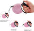 Triumilynn Rhinestone Retractable Dog Leash, 10ft Bling Cat Walking Leash Pink, Gift Waste Bags Dispenser Included