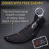 Tactical Karambit Knife with Sheath, Micarta Handle, Fixed 440C Steel Blade for Camping & Survival EDC