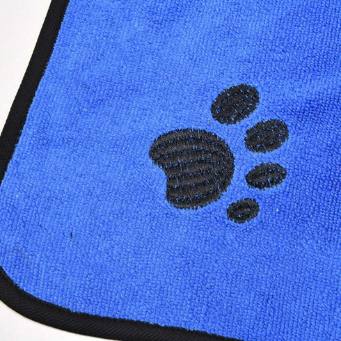 PJDDP Dog Bathrobe,Soft Pet Bath Towels,Dog Blanket,Quick Drying Microfiber Bathrobe Hooded for Dog Cat Pet,Puppy Bath