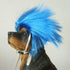 Tangpan Dog Pet High Temperature Wire Wig - Blue Short Style