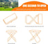 10 Inch 220lbs Camping Stool Portable Folding Stool with Carry Bag Weight Load Portable Stool for Camping Fishing