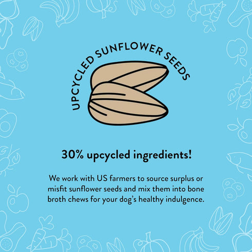 Shameless Pets Natural & Healthy Dog Training Treats, Bone Broth Chews (Peanut Butter Bliss) - Soft Training Treats