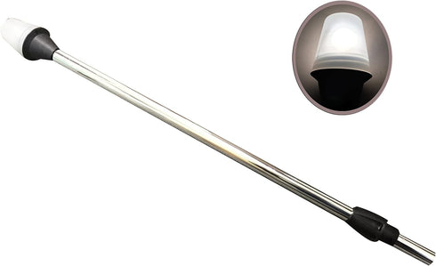 Pactrade Marine 12V Navigation Anchor Light, 360 Degrees, Splashproof Black Housing