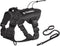 Petmolico Tactical Dog Harness with Leash, No Pull Military Service Dog Harness for Large Dogs, Black, L