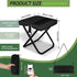 Posyra Backpack 220LBS Setup Foldable Stool, Portable Stool & Pocket Chair for Camping Hiking, Capacity Ultralight