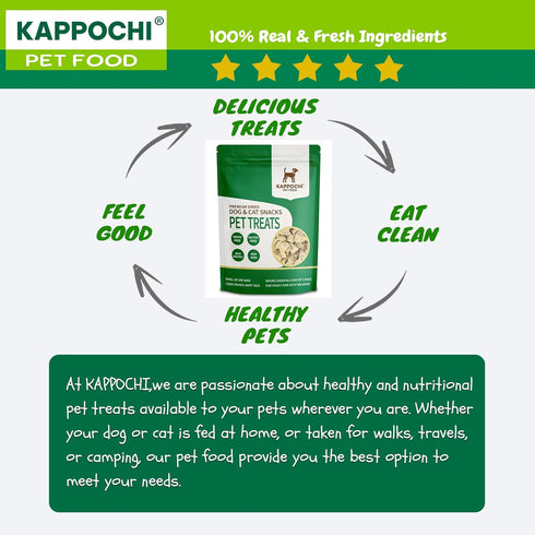 1.76oz(50.0g), 100% Freeze-Dried Beef Hearts Dog Treats, Single Ingredient, High Protein Training Treats, Natural