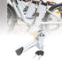 VBESTLIFE Electric Bike Seat Post, Foldable Metal Seatpost with Anti Theft Key Internal Lock for Bike Accessory