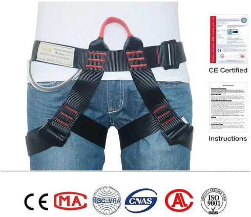 Safety Seat Belt for Outdoor Tree Climbing, Large Size Expanding Training Gear