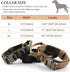 Adjustable Tactical Dog Collar, Military Nylon with Control Handle & Heavy Quick-Release Metal Buckle for Large Medium