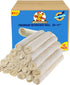 Premium Retriever Rolls 10-11 inch (18 Pack) - 100% Natural Single Sheet Rawhide