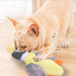 Squeaky Dog Toys 3 Pack, No Stuffing Plush Toys for Large Dogs, Indestructible Crinkle Paper Duck Dog Toy, Puppy Chew