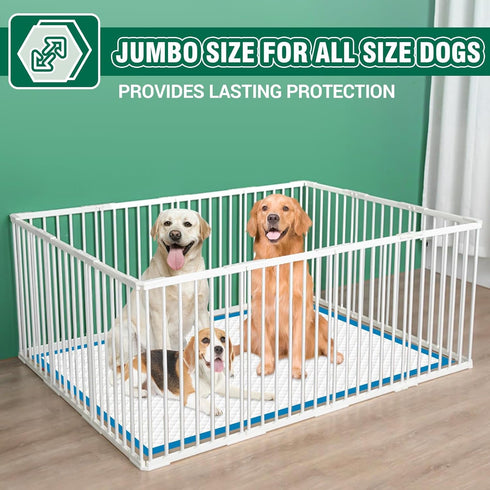 IMMCUTE 36" 44", 30 Dog Pee Pads Extra Large, x Ct, Jumbo-Size Pee Pads for Dogs, Thicken Puppy Pads XL Pet Training
